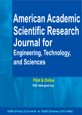 American Scientific Research Journal for Engineering , Technology and Sciences