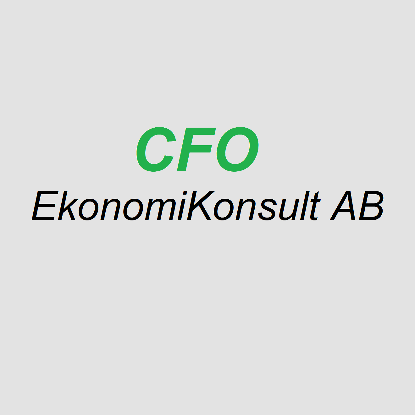 Cfo Ekonomikonsult Ab