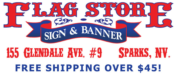 Flag Store Sign & Banner