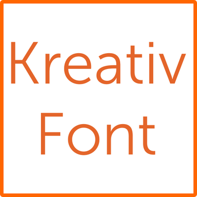 Kreativ Font