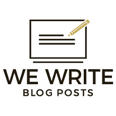 We Write Blog Posts