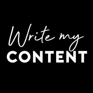 Write My Content