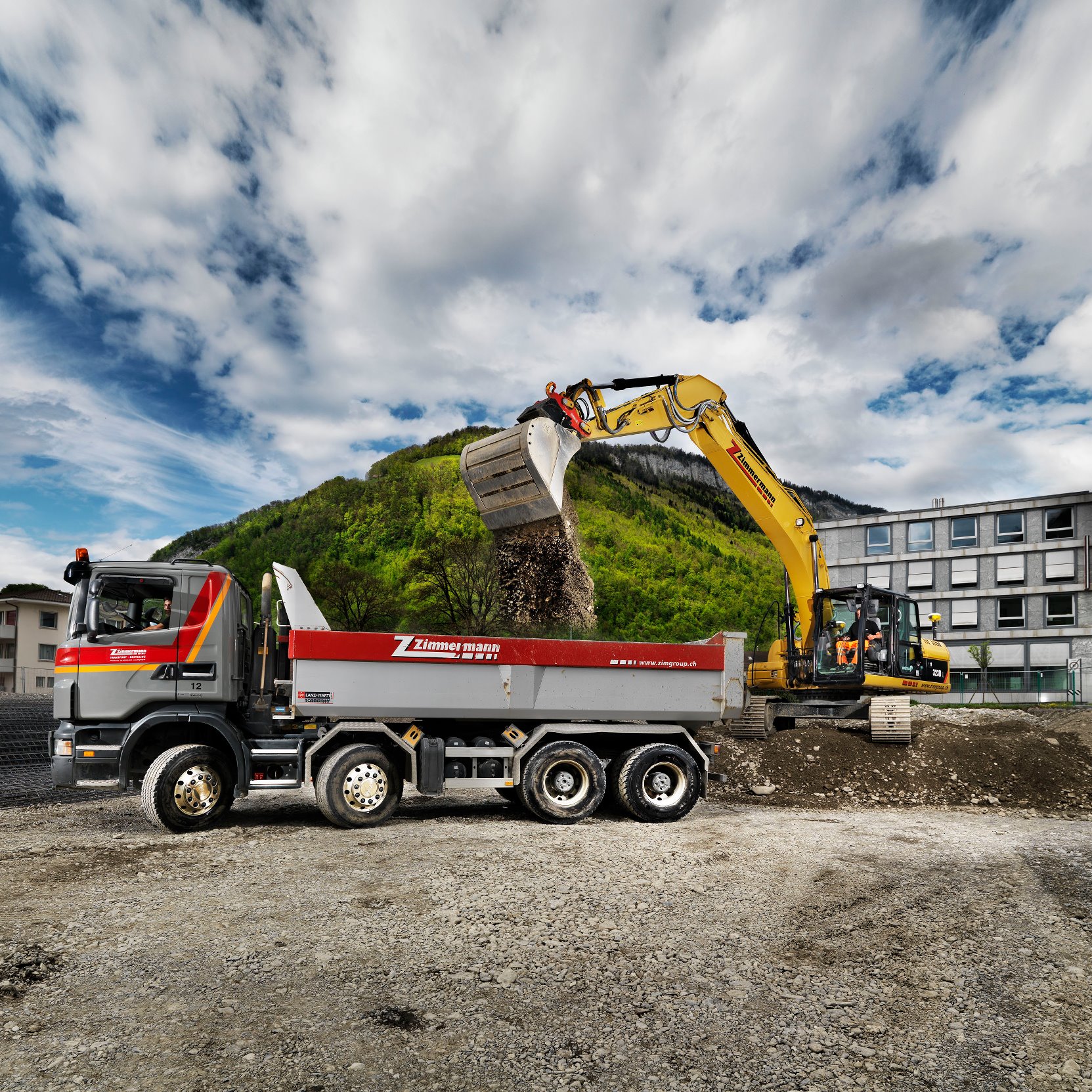 Zimmermann Transport Recycling Tiefbau